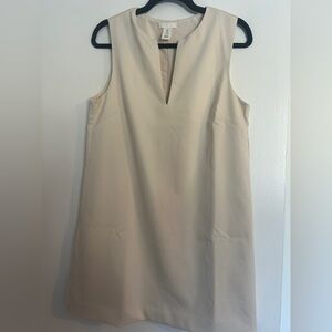 H&M Cream Shift Dress Size S
